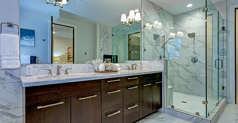 Partial Bathroom Reconstruction in Lake View