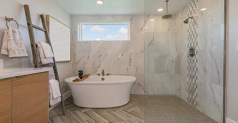 Luxury Master Bath Designs in Lake View