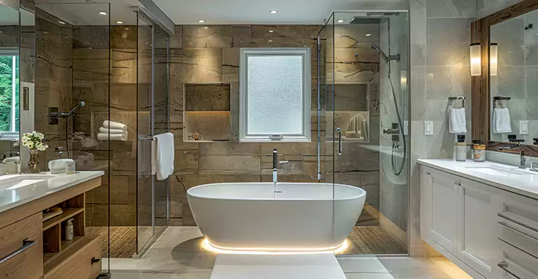 Master Suite Bathroom Remodel in Lake View, IA