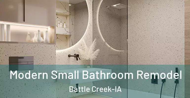 inner Bathroom imggen Modern Small Bathroom Remodel Battle Creek-IA